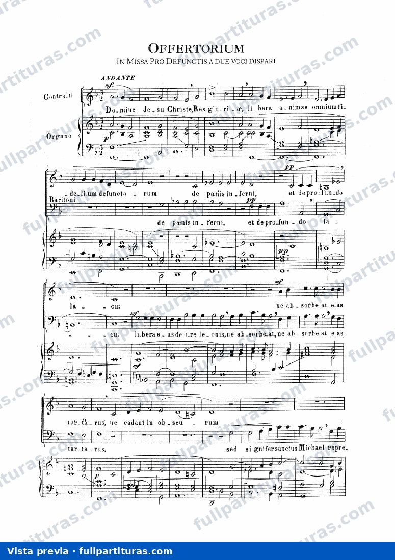 Offertorium in Missa pro Defunctis — preview