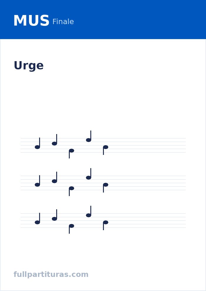 Urge — aperçu
