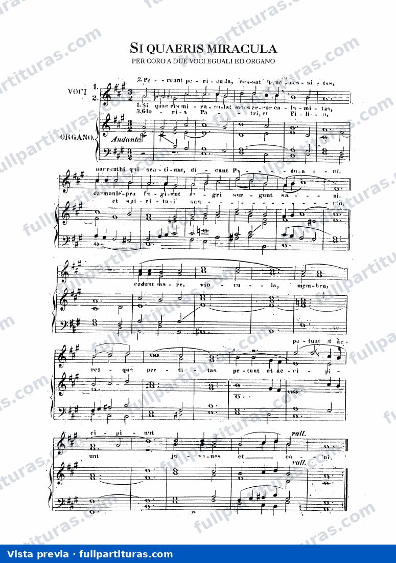Si Quaeris Miracula — preview