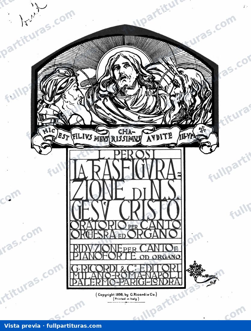 Trasfigurazione di Nostro Signore Gesu Cristo — preview