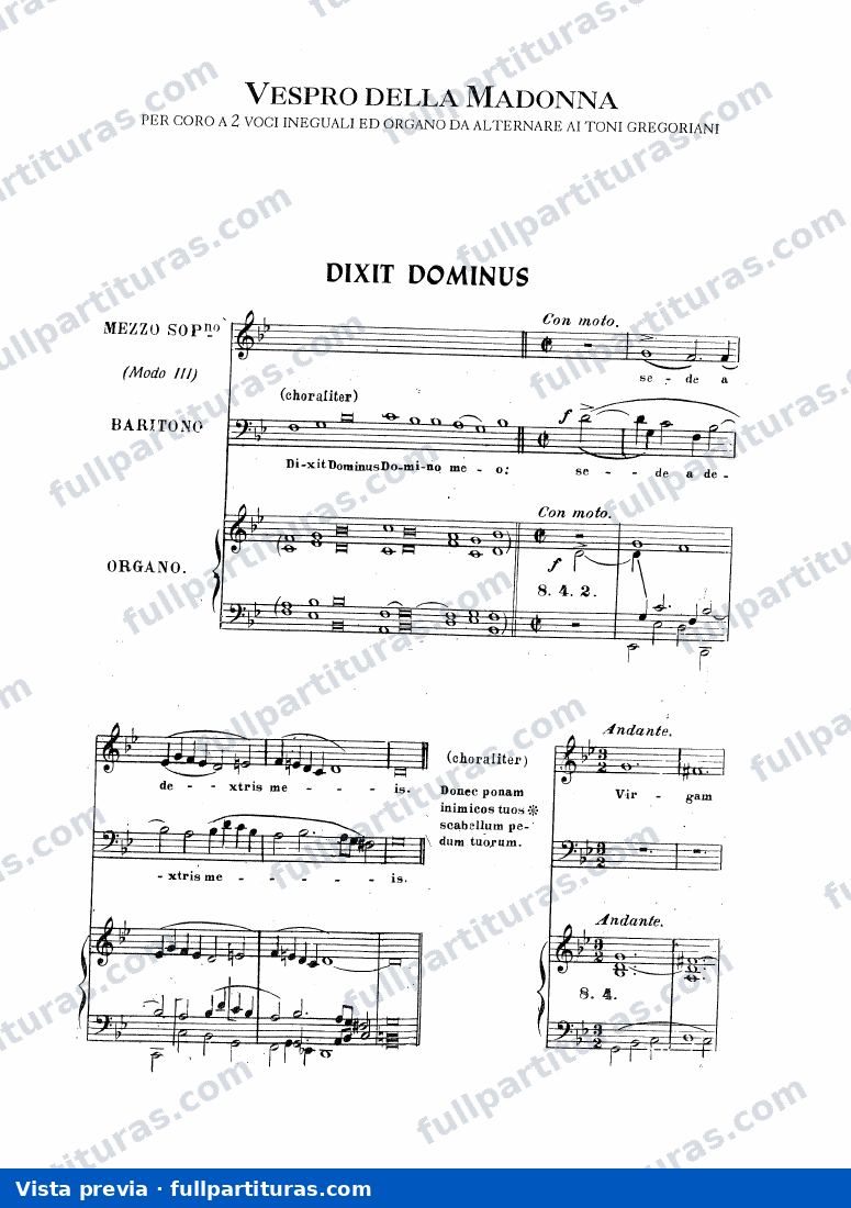 Vespro della Madonna — preview