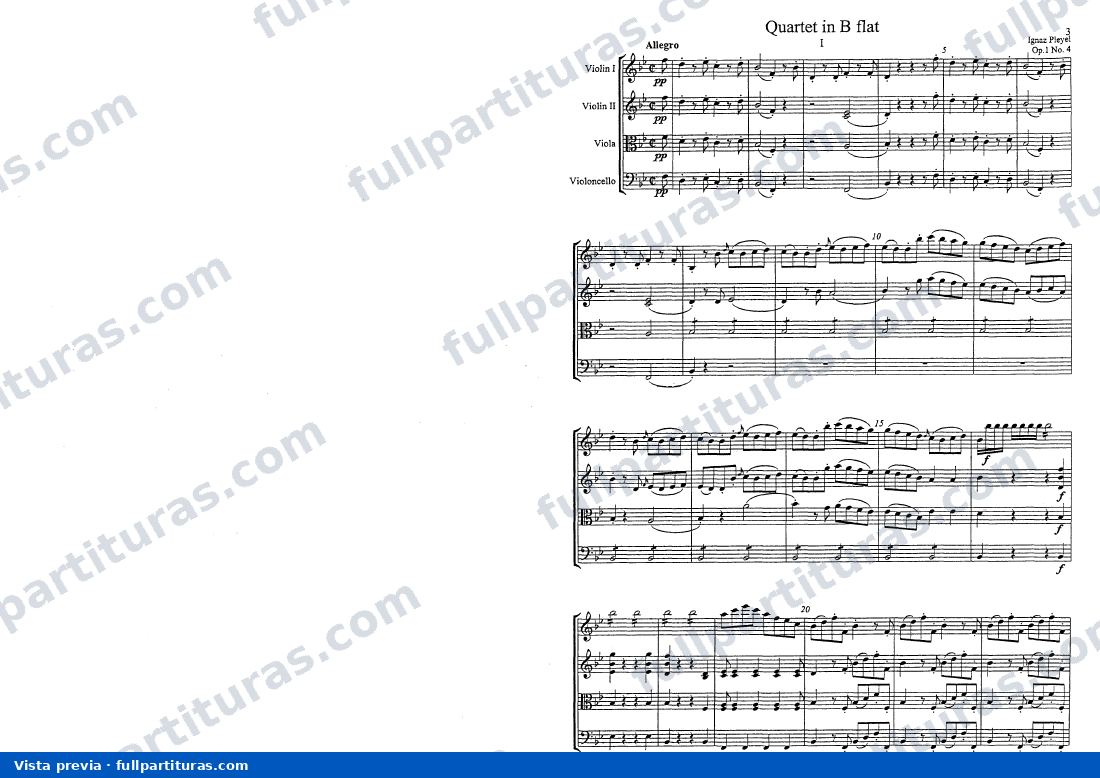 3 Cuartetos de cuerda Op.1 (2) — preview