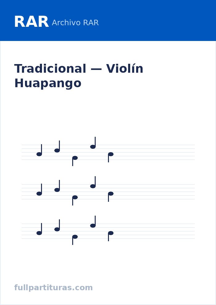 Violín Huapango — anteprima