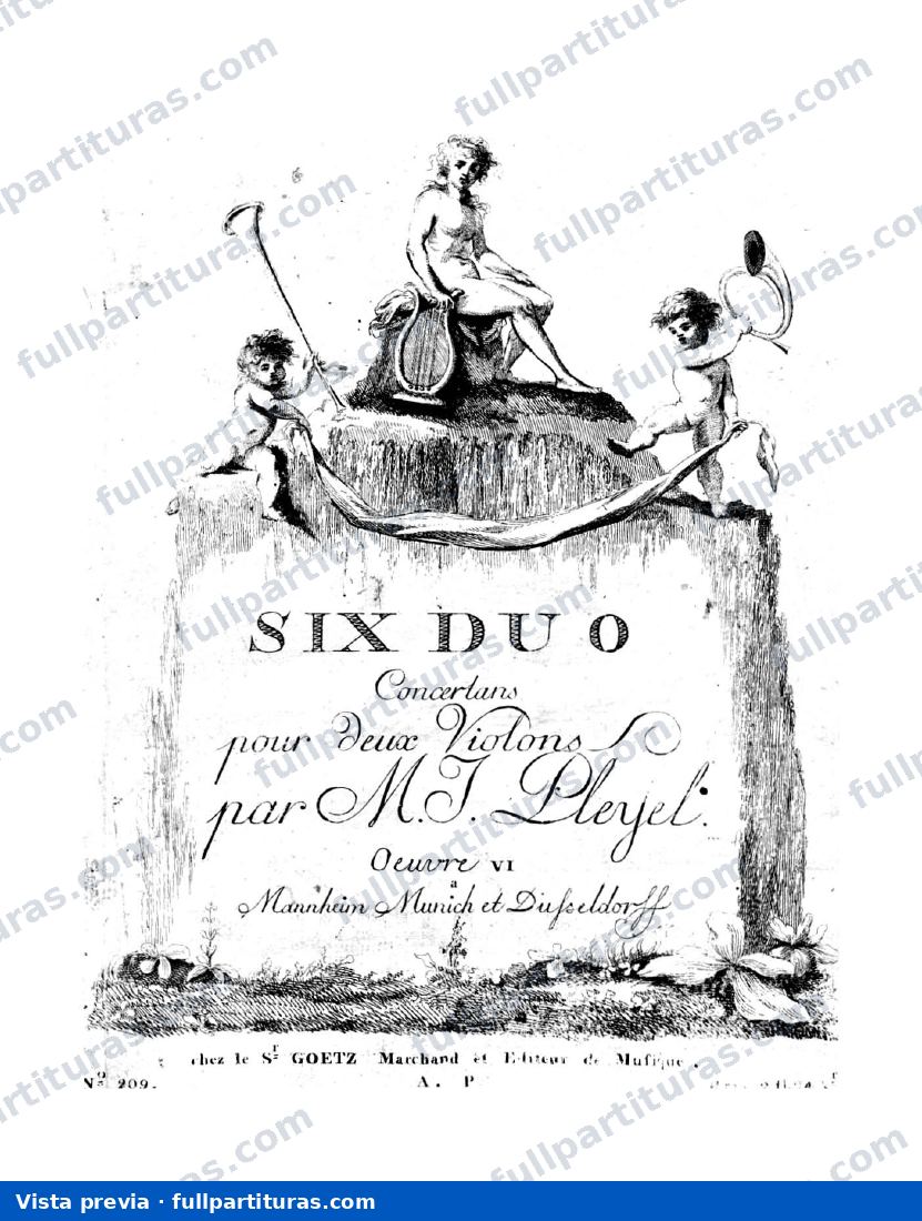 3 Tríos de cuerdas Op. 3: 6 Duos para dos violines Op. 6 — preview