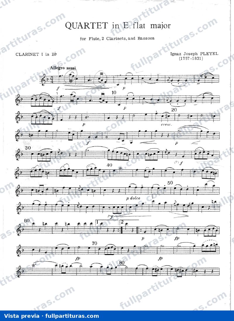 Cuarteto en Mi mayor — preview
