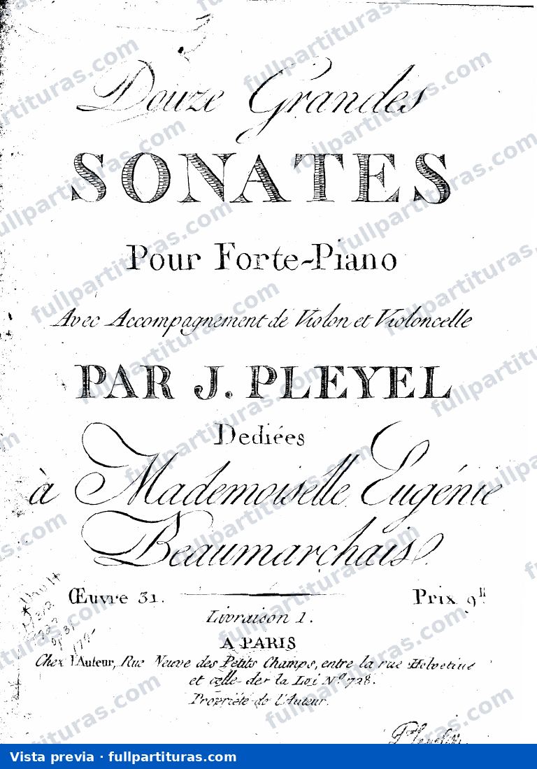 3 Tríos de cuerdas Op. 16: 2 Trios con teclado Op. 31 — preview