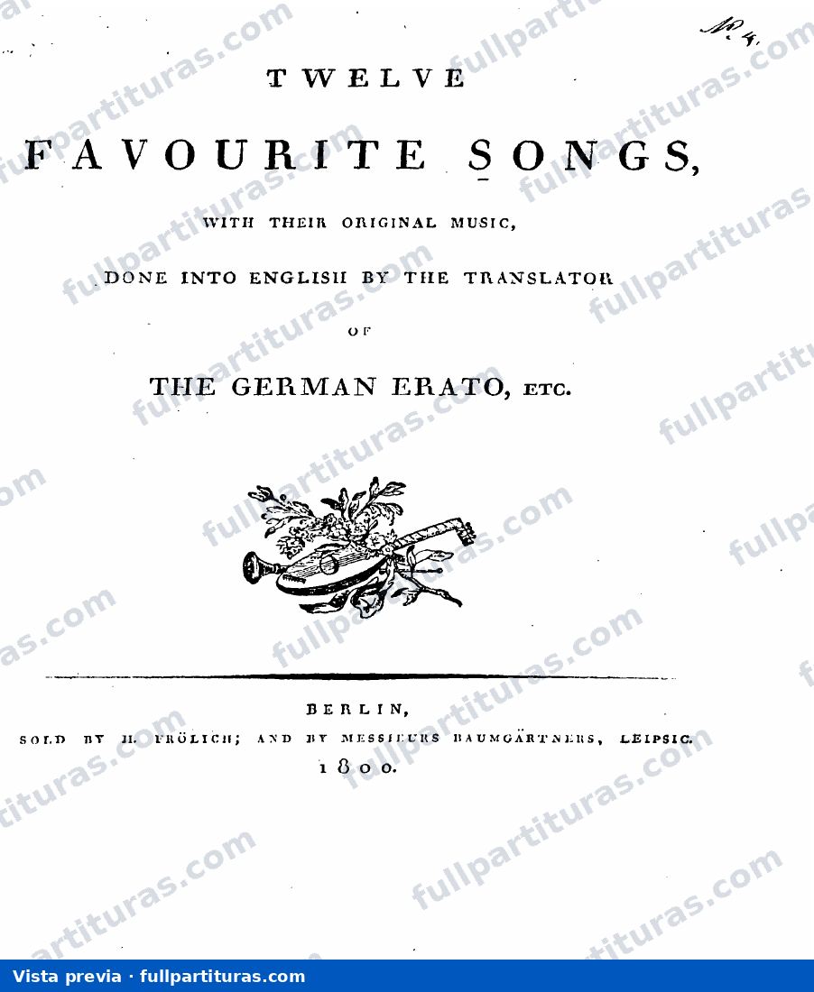 12 Favourite German Songs — preview