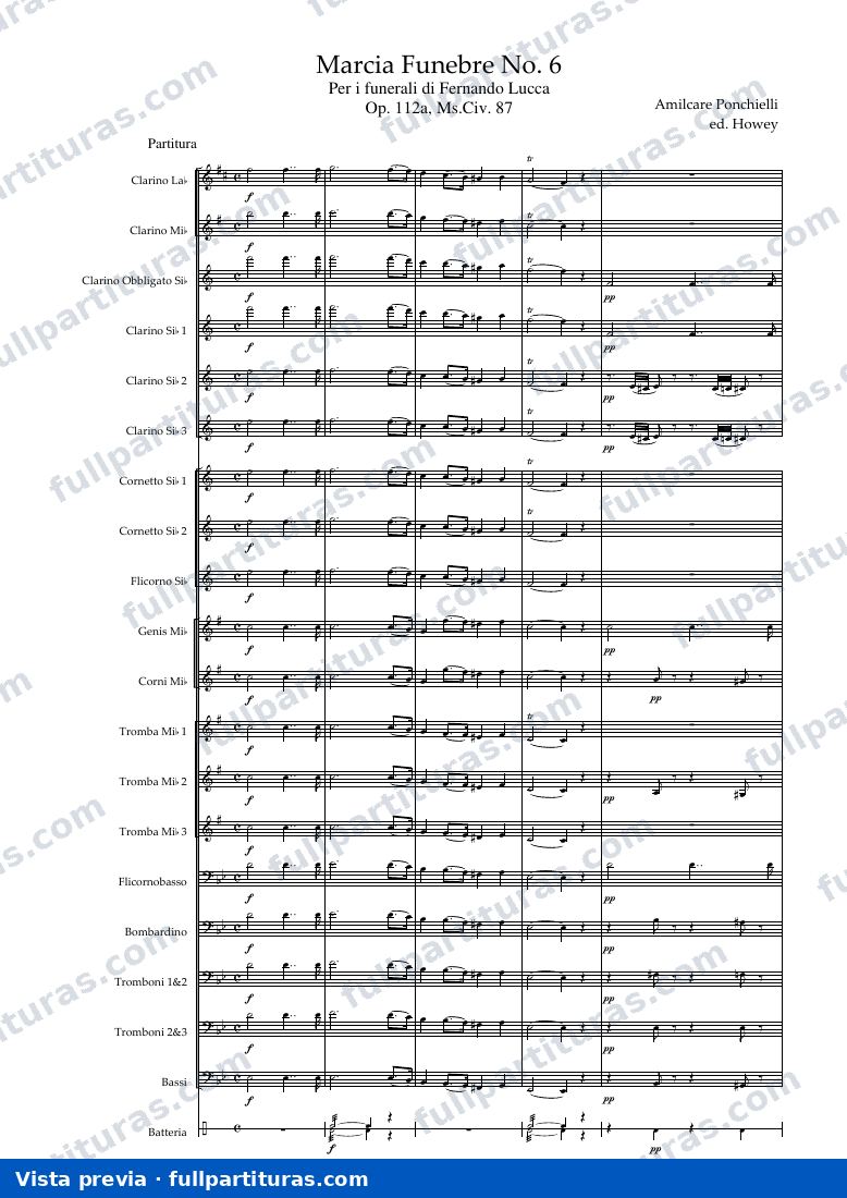 Marcia Funebre No.6, Op.112a — preview