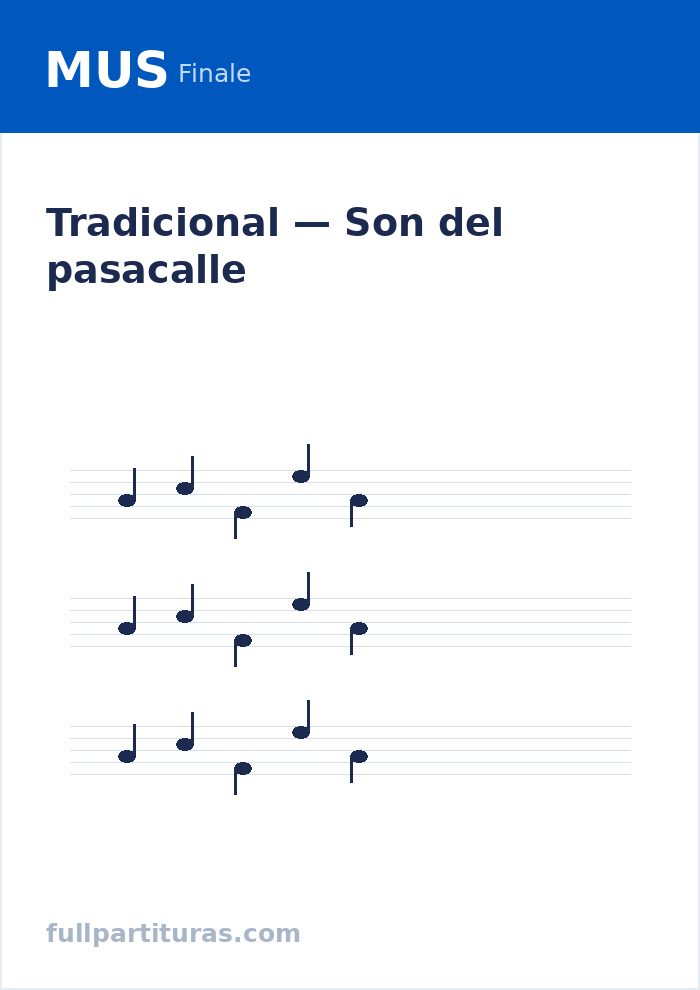 Son del pasacalle — vista previa