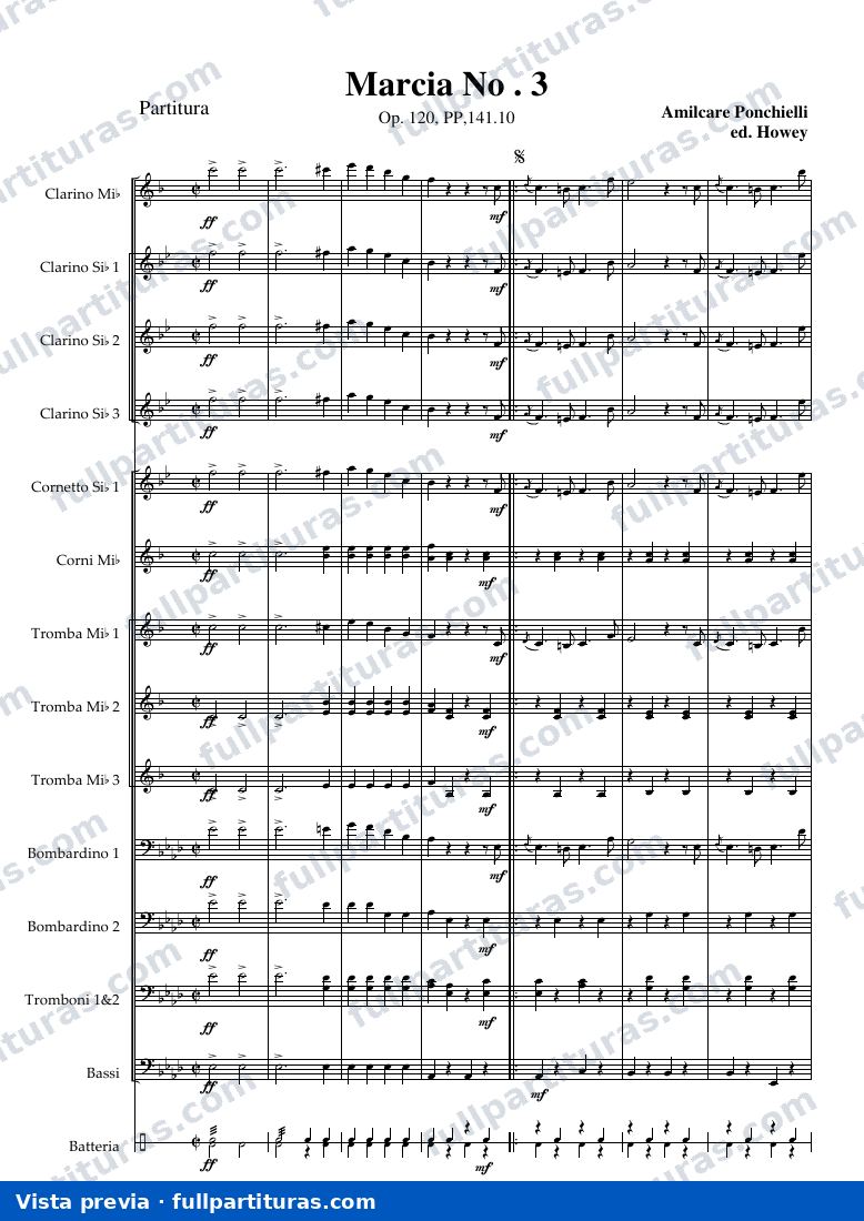 Marcia No.3, Op.120 — preview