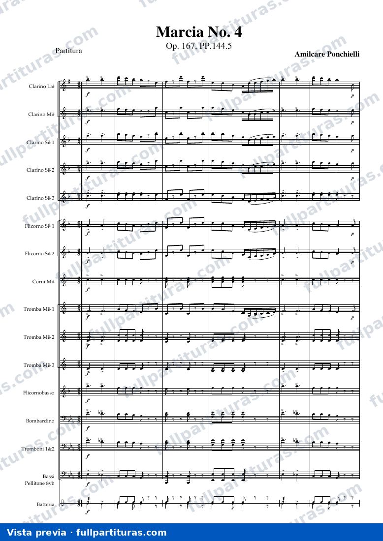 Marcia No.4, Op.167 — Vorschau