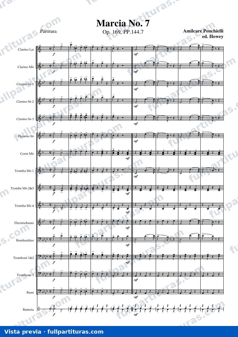 Marcia No.7, Op.169 — Vorschau