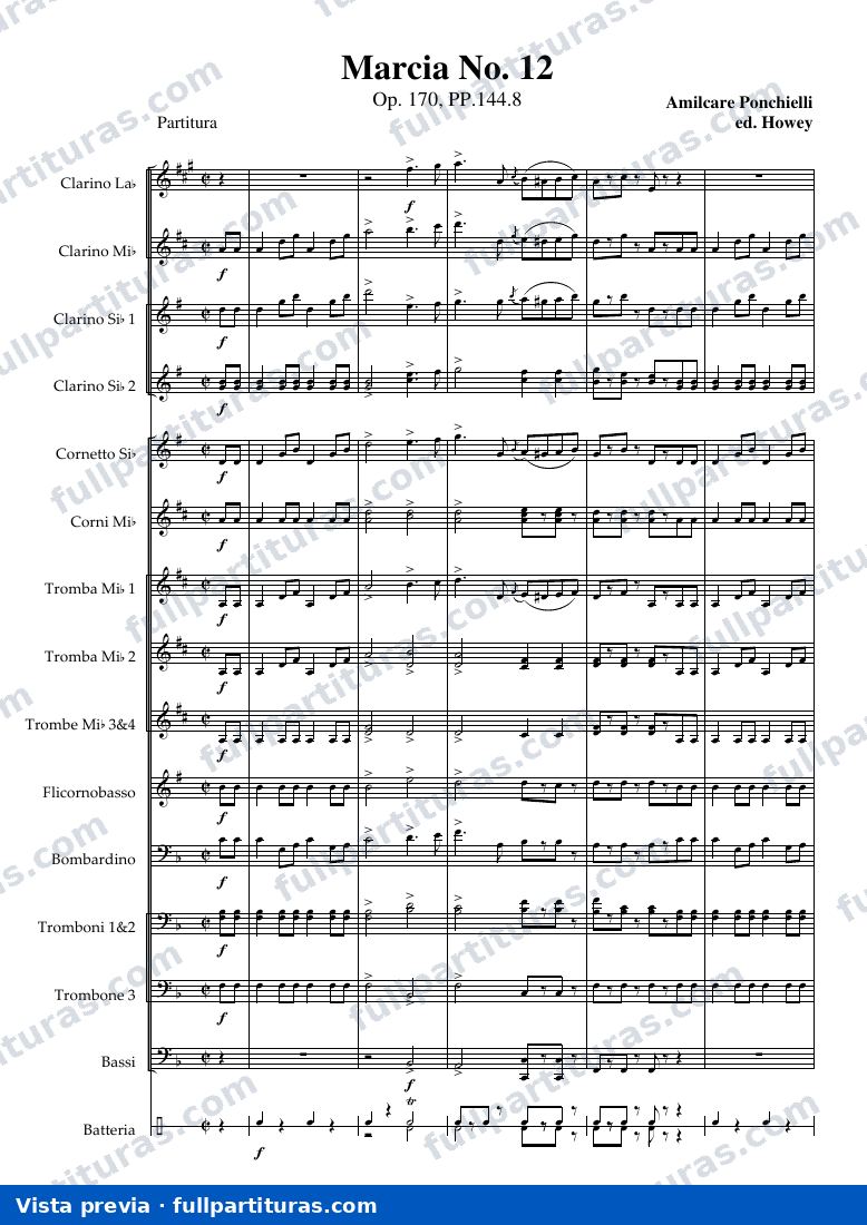 Marcia No.12, Op.170 — Vorschau