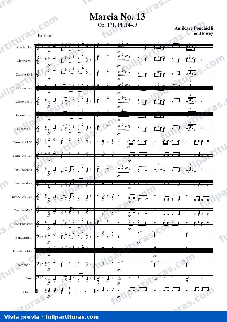 Marcia No.13, Op.171 — Vorschau