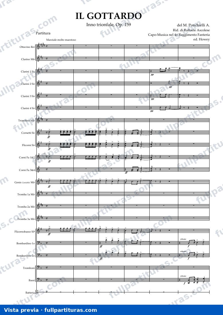 La Gioconda: Il Gottardo, Op.159 — preview
