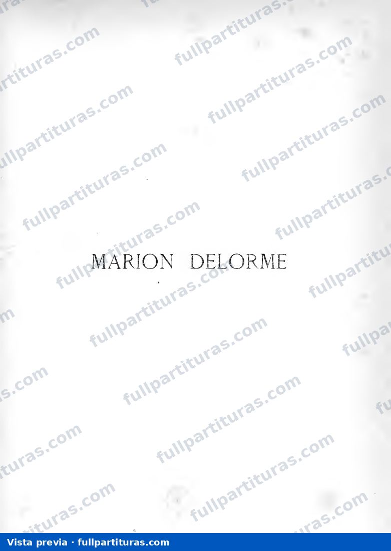 Marion Delorme — Vorschau