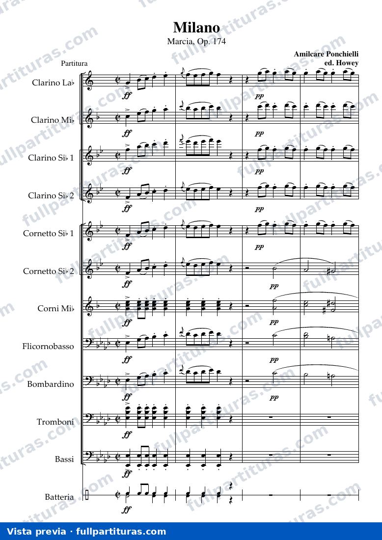 Milano, Op.174 — preview
