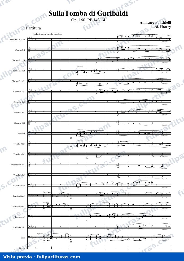 Sulla tomba di Garibaldi, Op.160 — preview