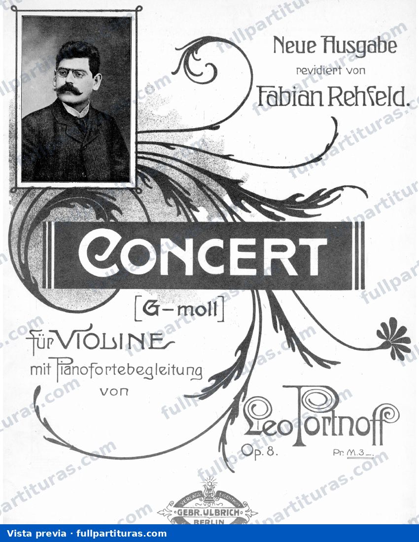 Violin Concertino, Op.8 — preview
