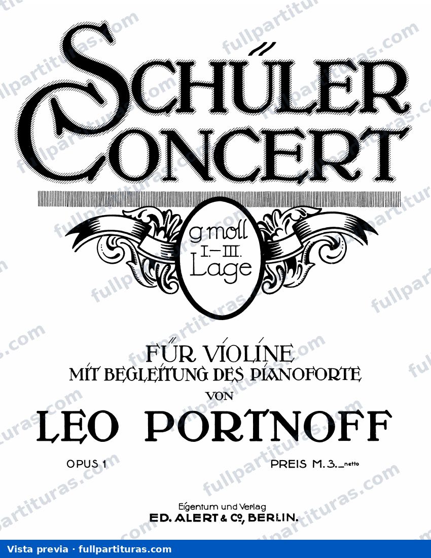 Student Concerto, Op.1 — preview
