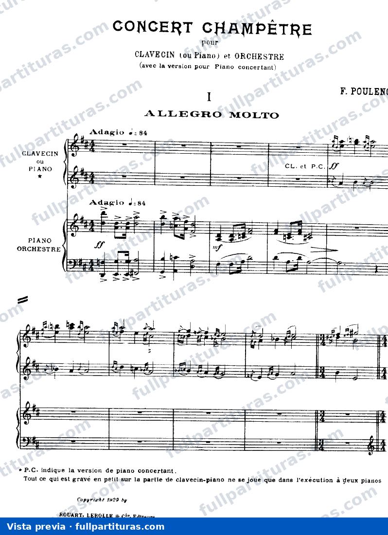 Concert champêtre, FP 49 — preview