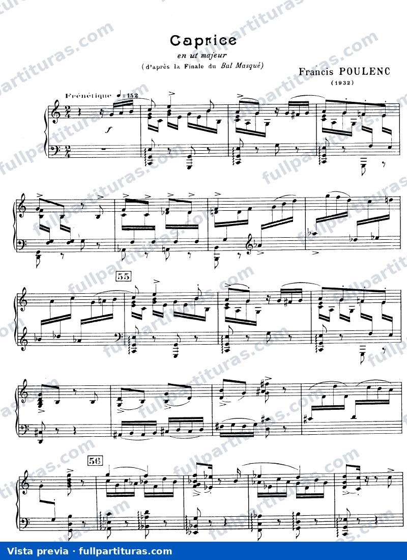Caprice in C major piano — vista previa
