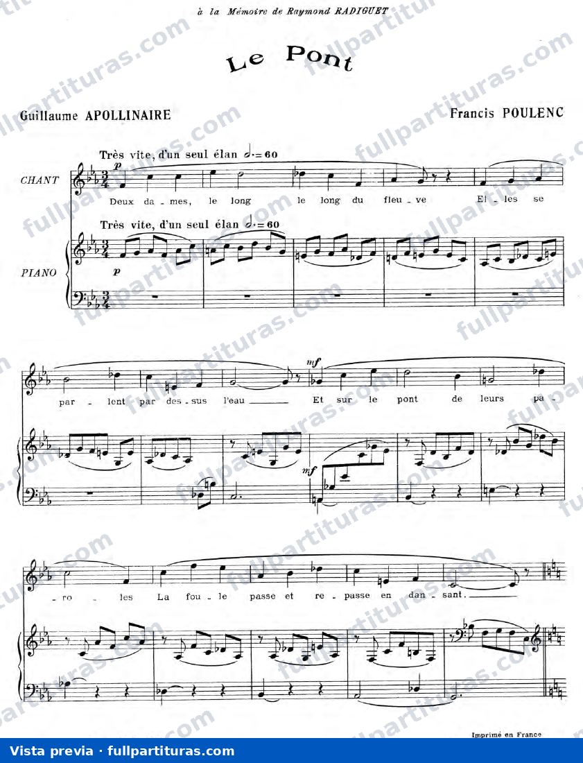 2 Mélodies, FP 131 — preview