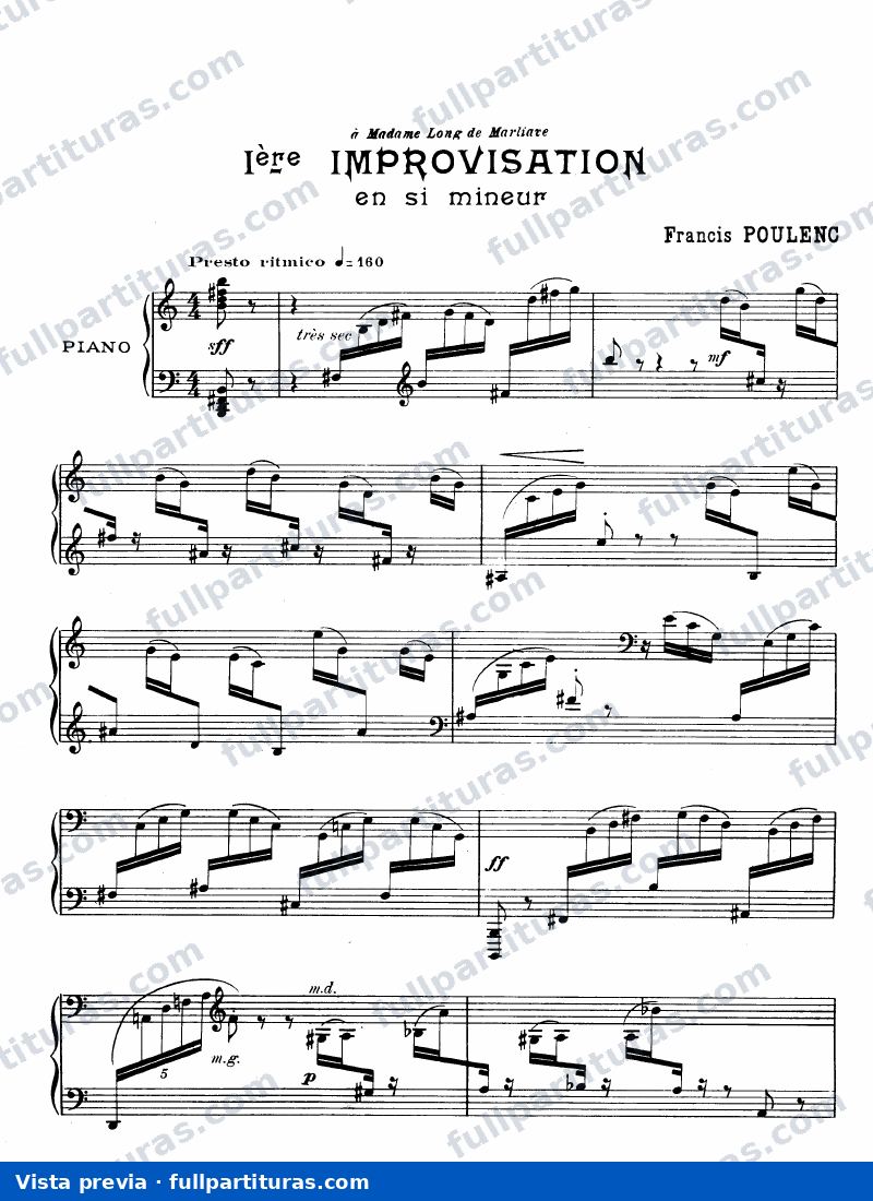 Les 15 Improvisations — preview