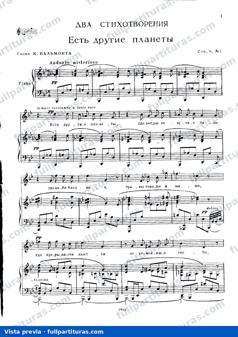 2 Poems, Op.9 — preview