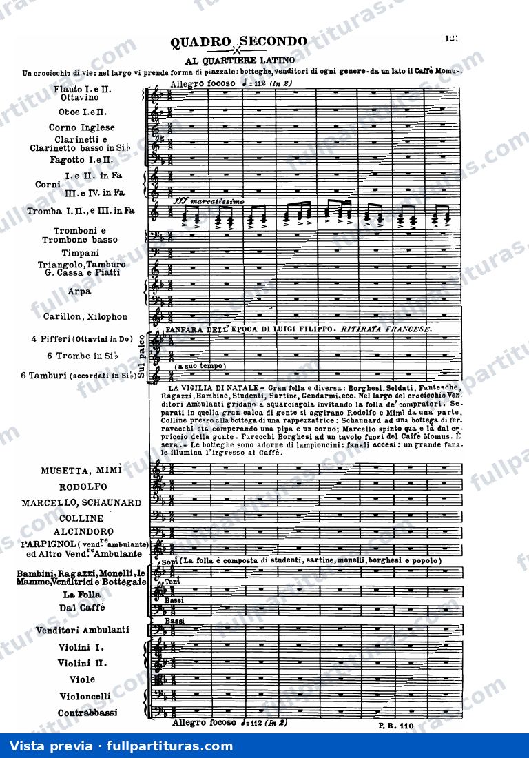 La Bohème: Acto II — preview