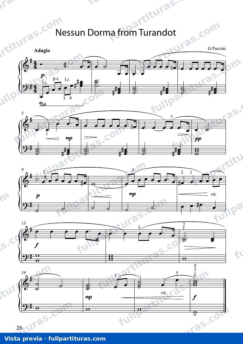 Acto III: Nessun Dorma - — preview