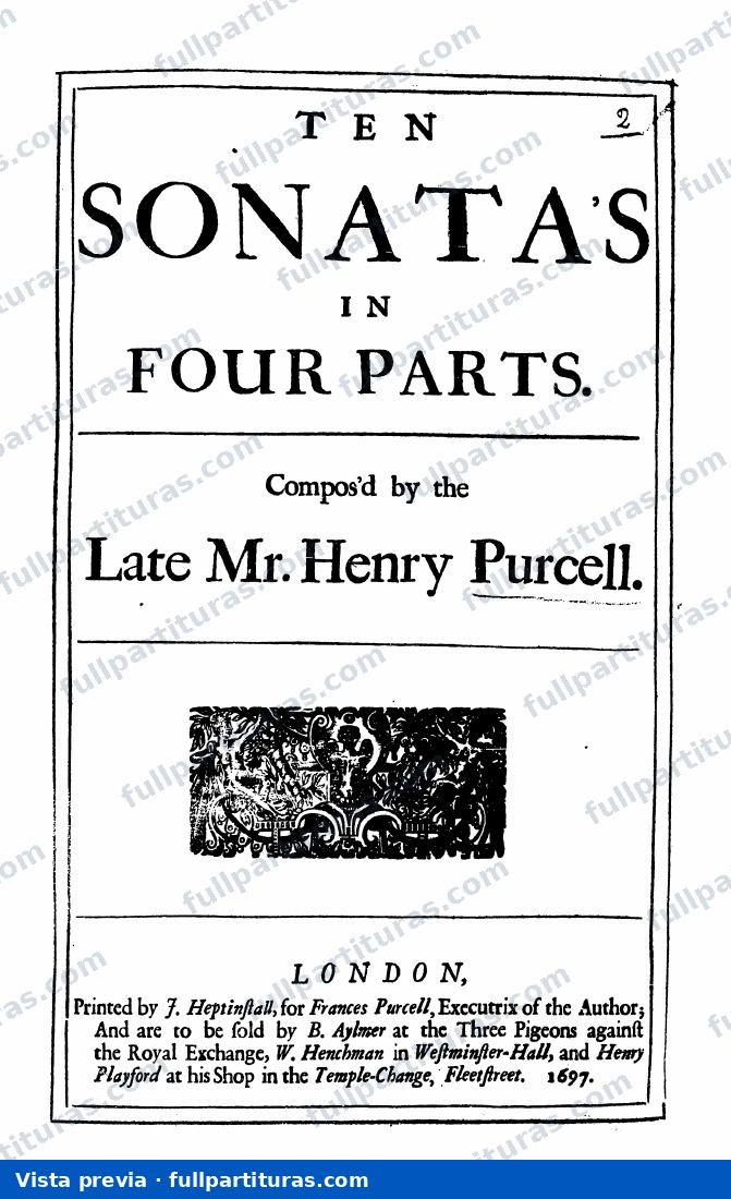 Diez Sonatas en cuatro partes: Partichelas — preview