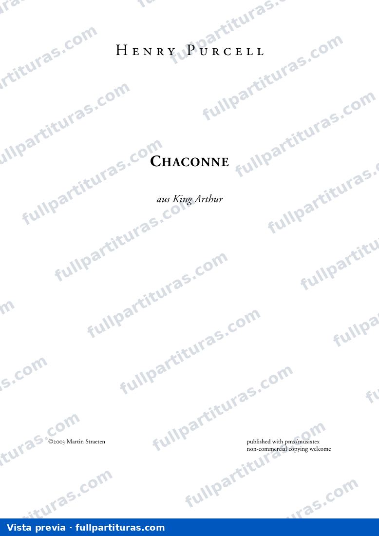 Chaconne — preview