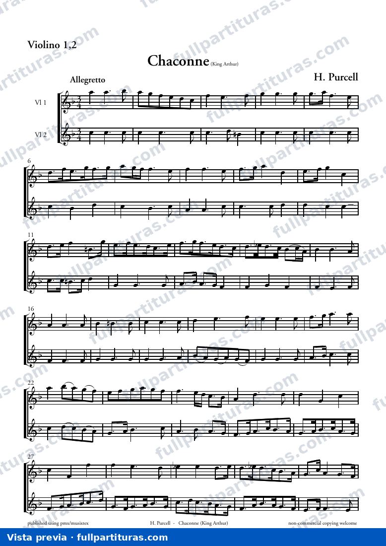violín 1 & 2 — preview