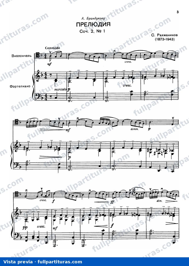 2 Pieces, Op.2: 1. Prélude in F major — preview