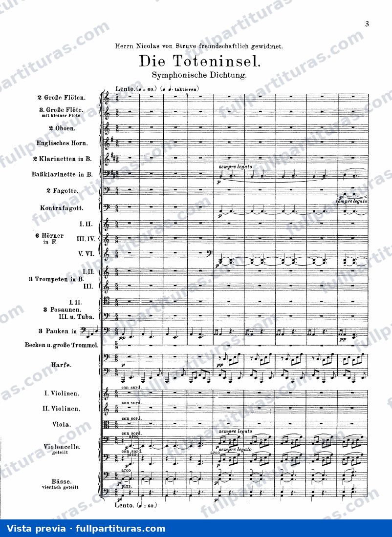 Isle of the Dead, Op.29 — preview