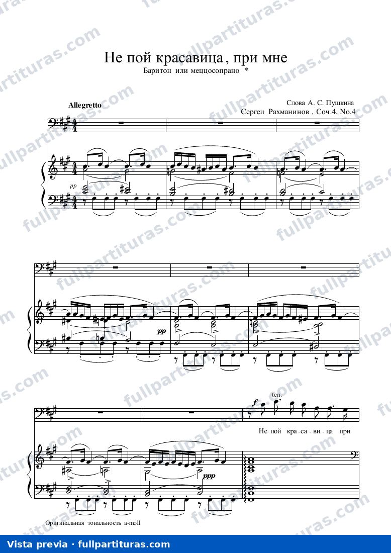Op. 4 nº 4 para barítono — preview
