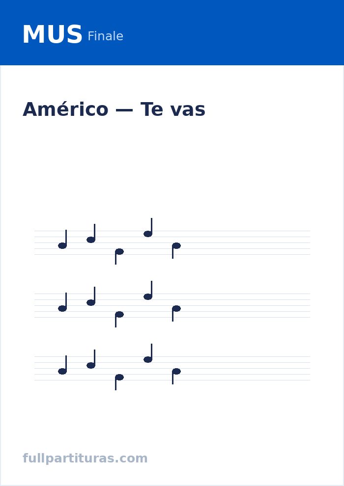 Te vas — preview