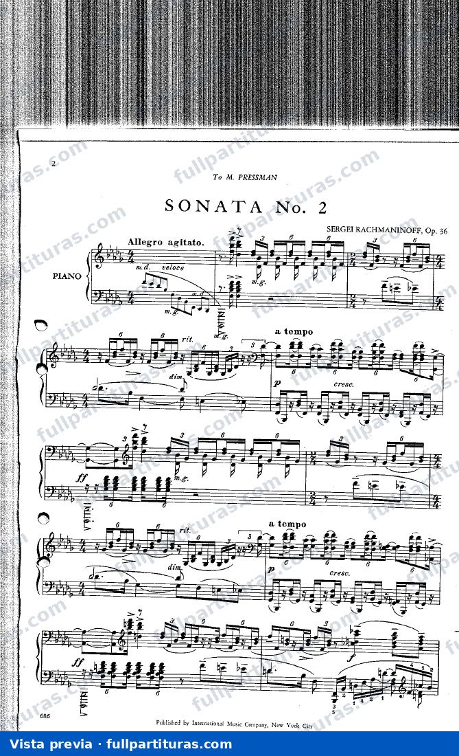 Piano Sonata No.2, Op.36 — preview