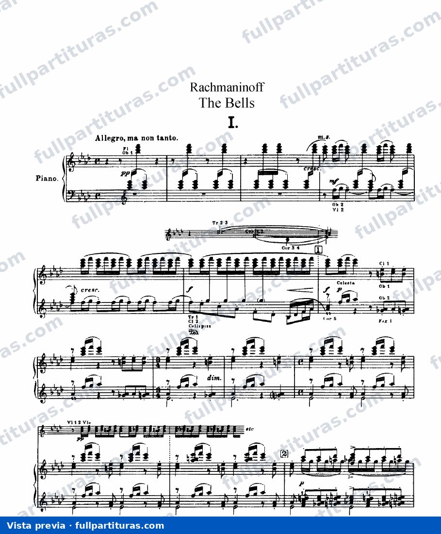Obras varias: Versión para canto y piano — preview