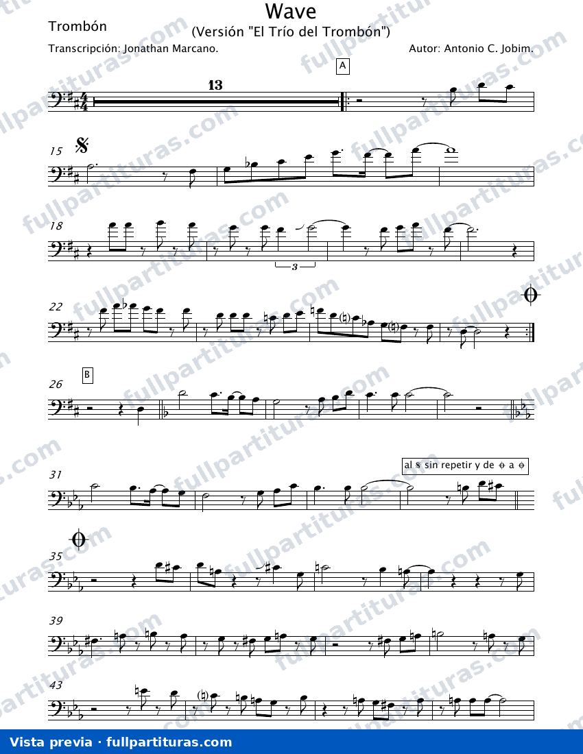 Wave (Versión Trío del Trombón) — preview