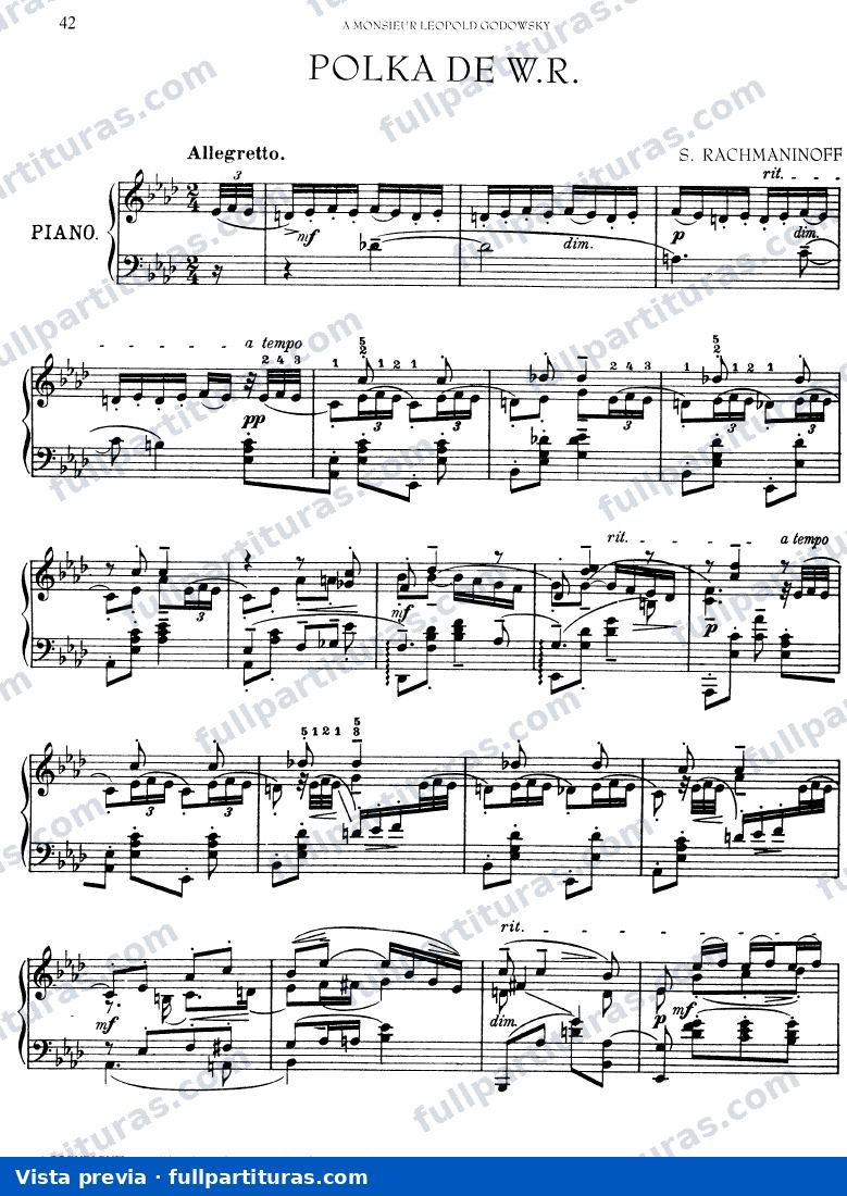 3 Nocturnes: Polka de W.R. — preview