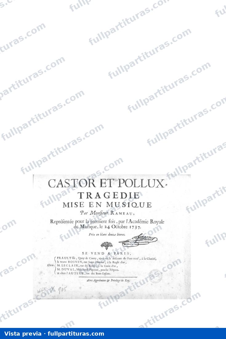 Castor et Pollux — preview