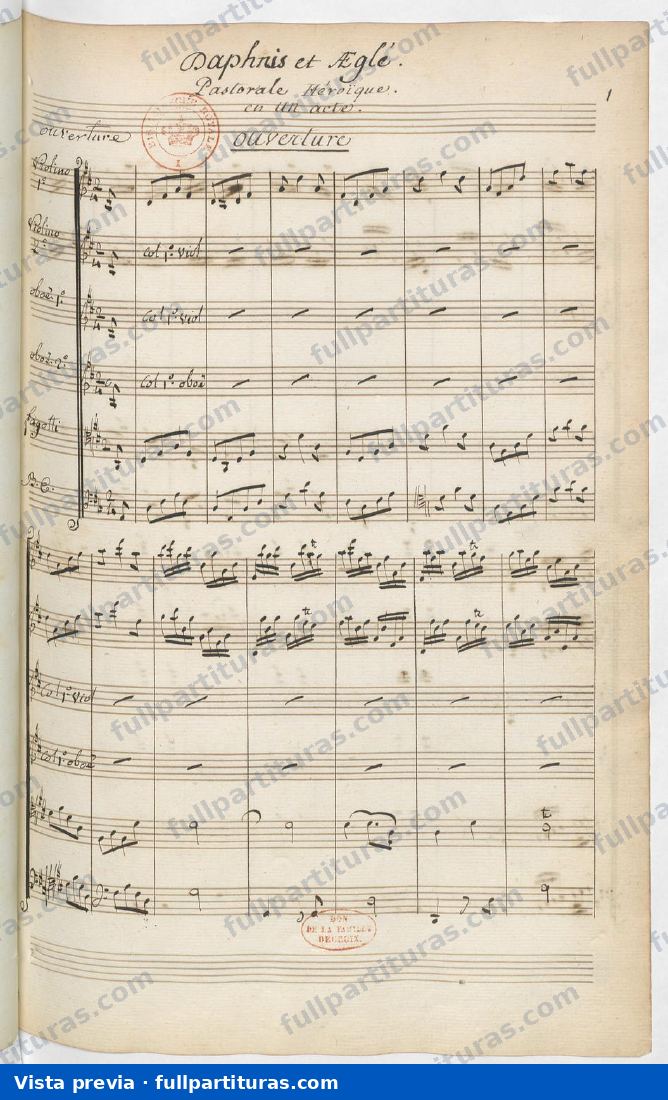 Daphnis et Eglé — preview