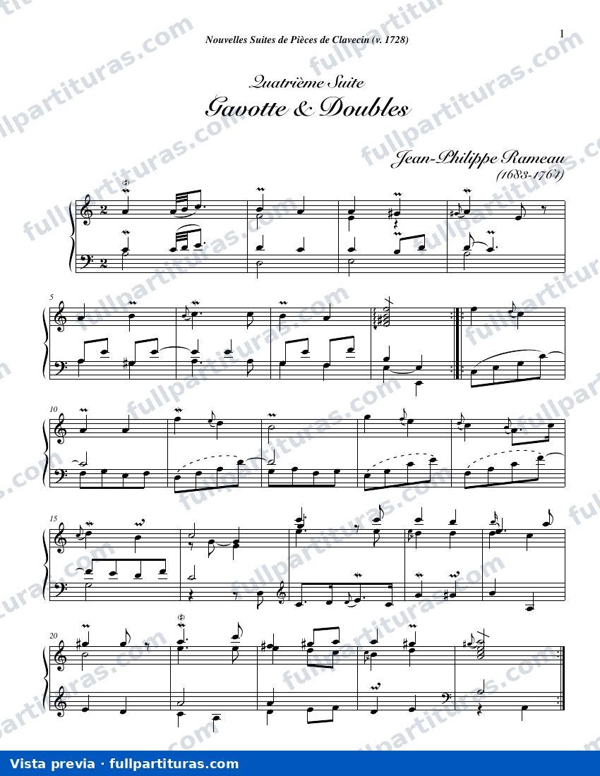 Gavotte en La menor — preview