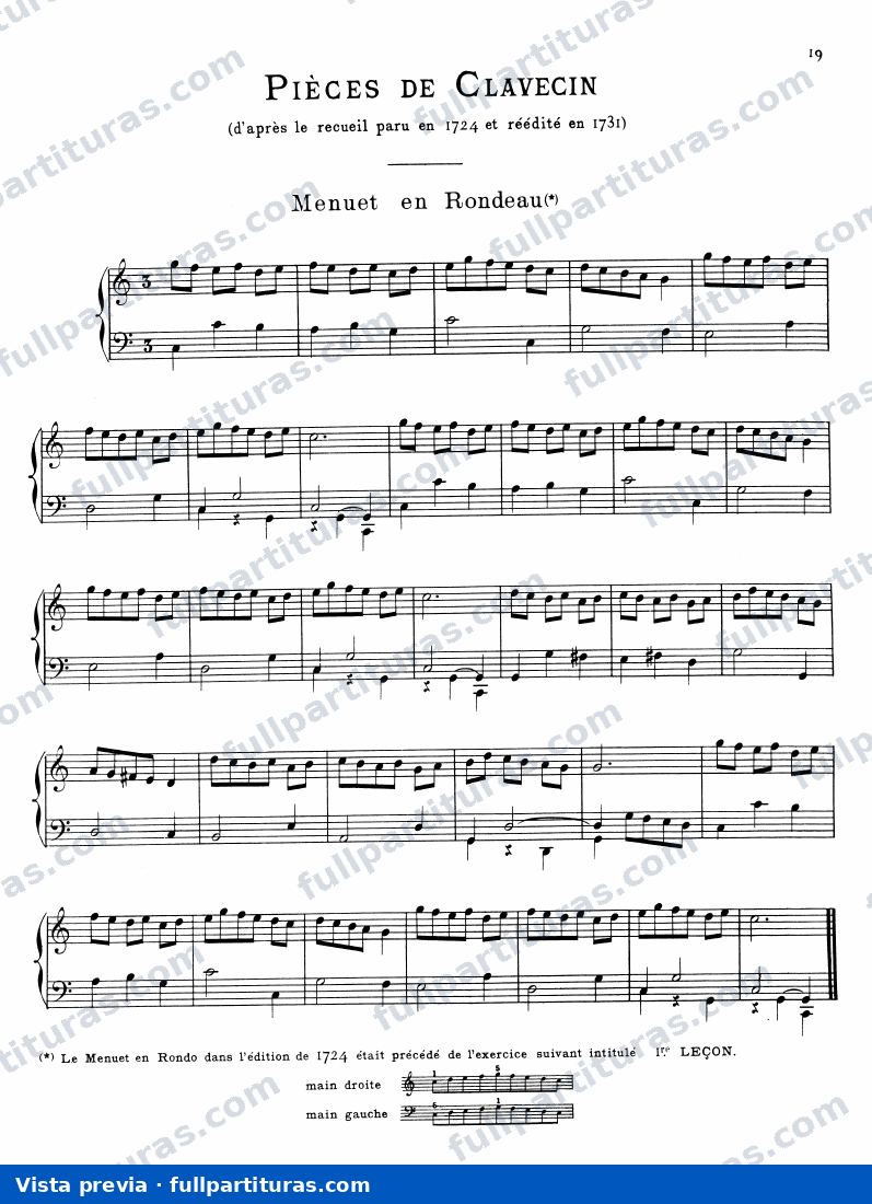 Pièces de clavecin — preview