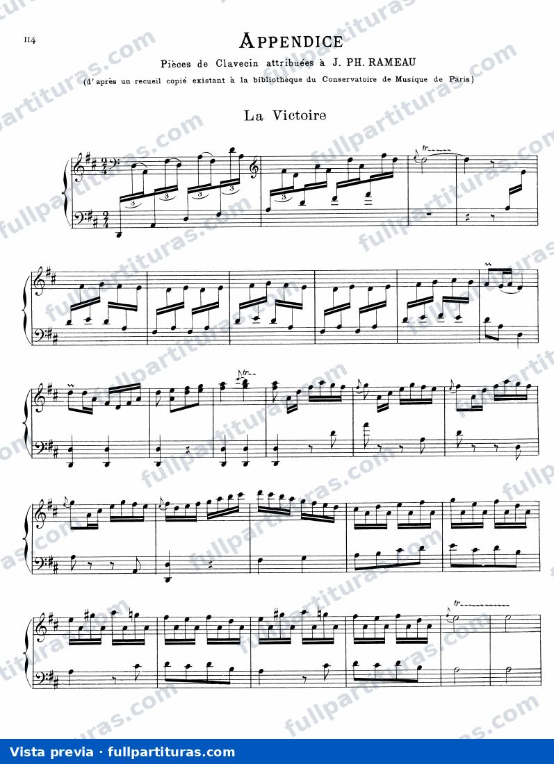 Pièces de clavecin attribuées à Rameau — preview