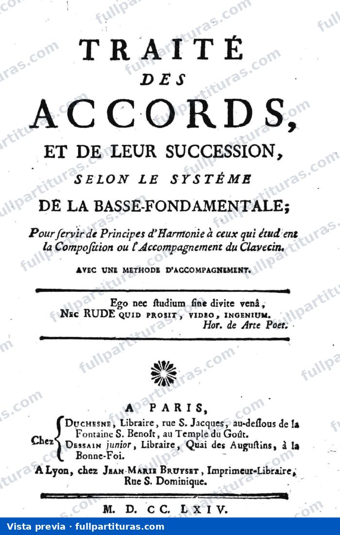 Traité des accords et de leur succession selon le systéme de la — preview