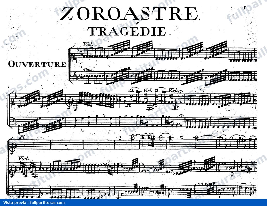 Zoroastre — preview