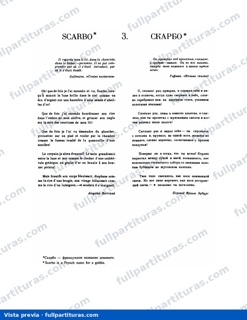 Gaspard de la nuit: Scarbo — preview